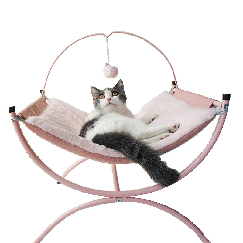 Katzen Hängesessel Für Katzen und kleine Hunde Mit Spielball